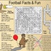 Football Facts & Fun Printable Activity Set history, Teams, Terms - Etsy