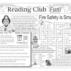 Fire Safety is Smart Printable Puzzle Set Fire Prevention Safety Fire Safety is Smart Printable Puzzle Set Fire Prevention Safety