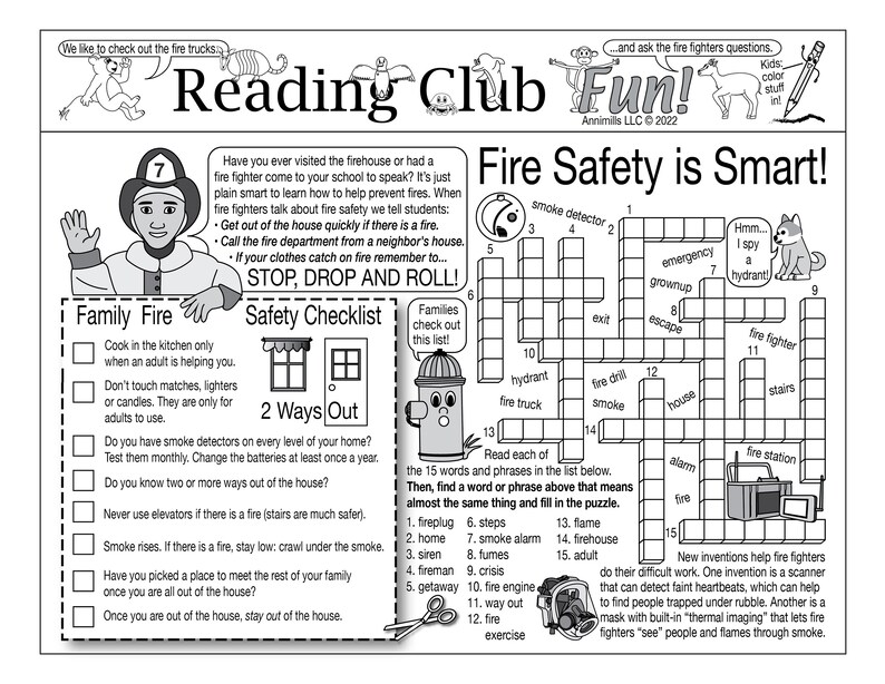 Fire Safety is Smart Printable Puzzle Set Fire Prevention Safety Fire Safety is Smart Printable Puzzle Set Fire Prevention Safety