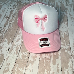 Pink Bow Trucker Hat