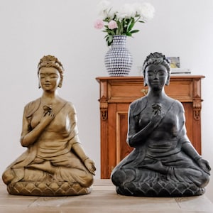 Tara figure | Female Bodhisattva statue | Handcrafted in small series