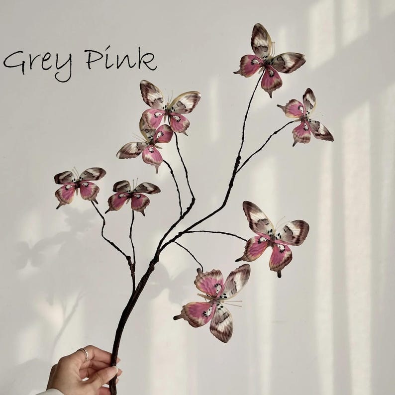 Artificial Butterfly Flowers (27.5 inch) image 4