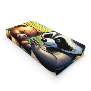 Baby Changing Pad Cover with Adorable Animal Design, Nursery Decor, Gift for Baby Shower, Cute Baby Room Accessories, Animal Lovers Gift