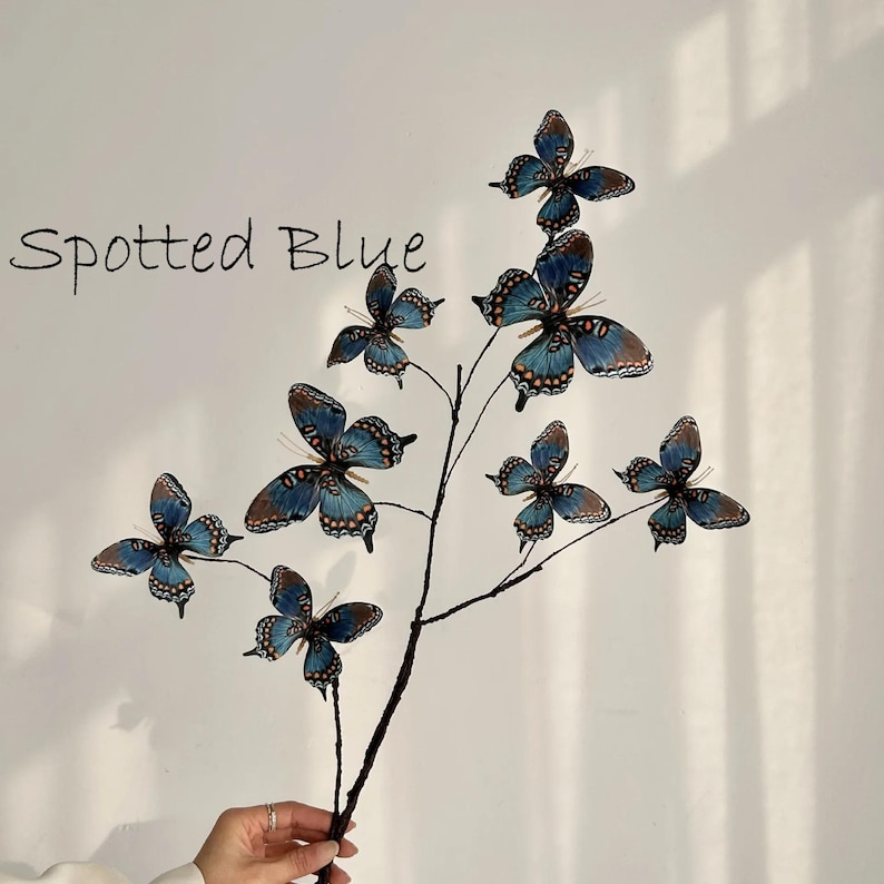 Artificial Butterfly Flowers (27.5 inch) image 3