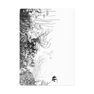 Elegantes cartas de póker con diseño de arrecife de coral / Juegos de cartas, regalos para gamers, decoración del hogar, objetos de colección únicos, accesorios para fiestas