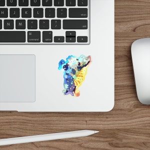 Stickers holographiques découpés