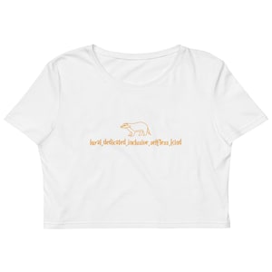 Badger house shirt | Yellow wizard house | Wizard school crop top | Minimalistic merch | Loyal house shirt | Organic crop top