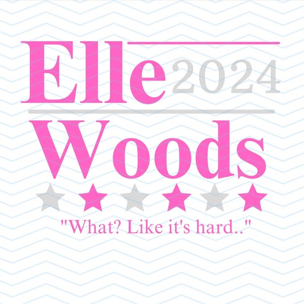 Elle Woods for President PNG