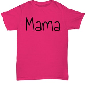 Camiseta de mamá, camiseta, camiseta, regalo del día de la madre