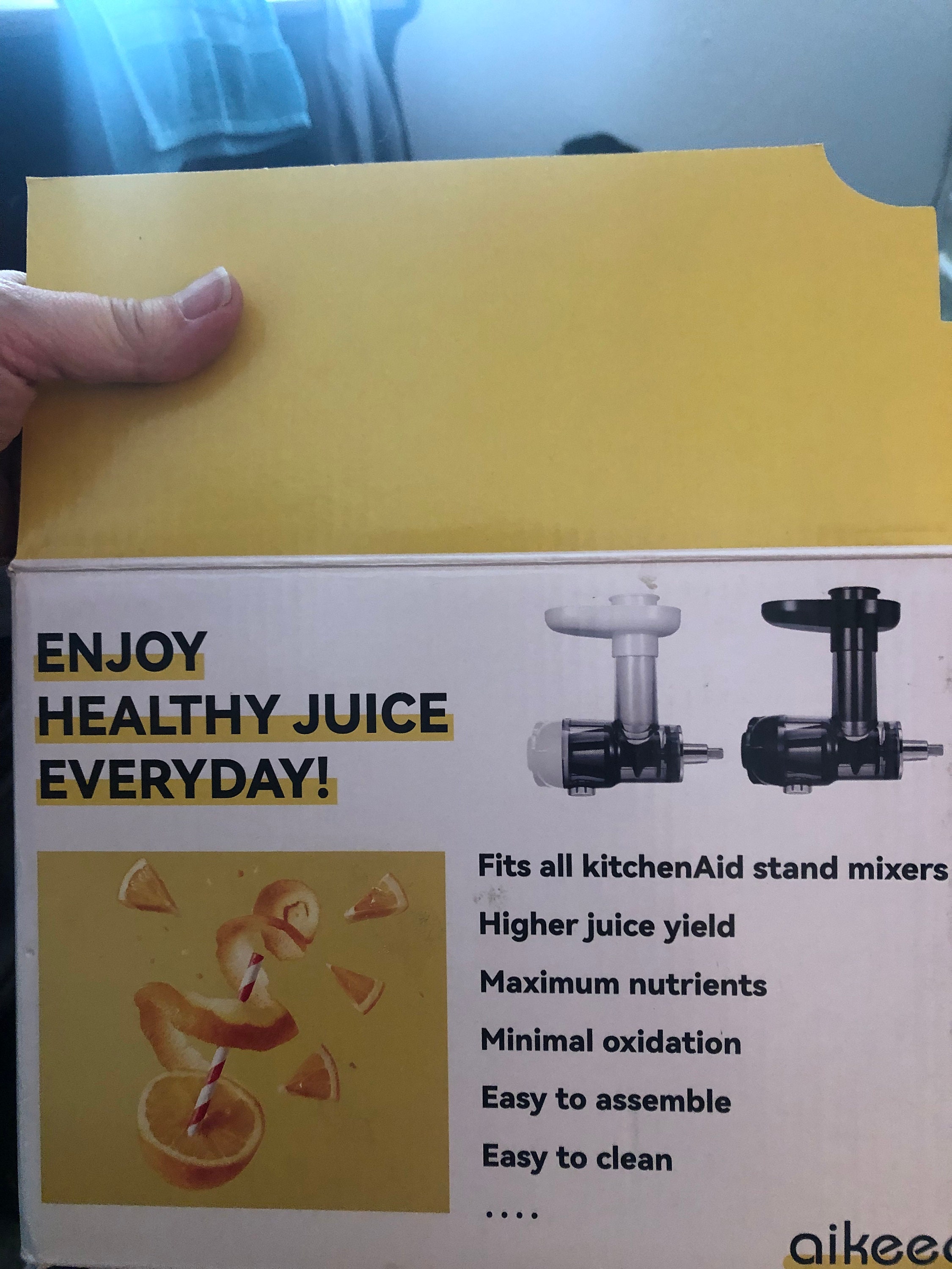 Aikeec Masticating Juicer Attachment New in Box for Kitchenaid Mixer 