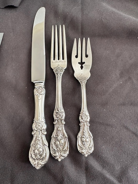 Francis I by Reed Barton Sterling Silver 3pc Dinner Set Old Mark