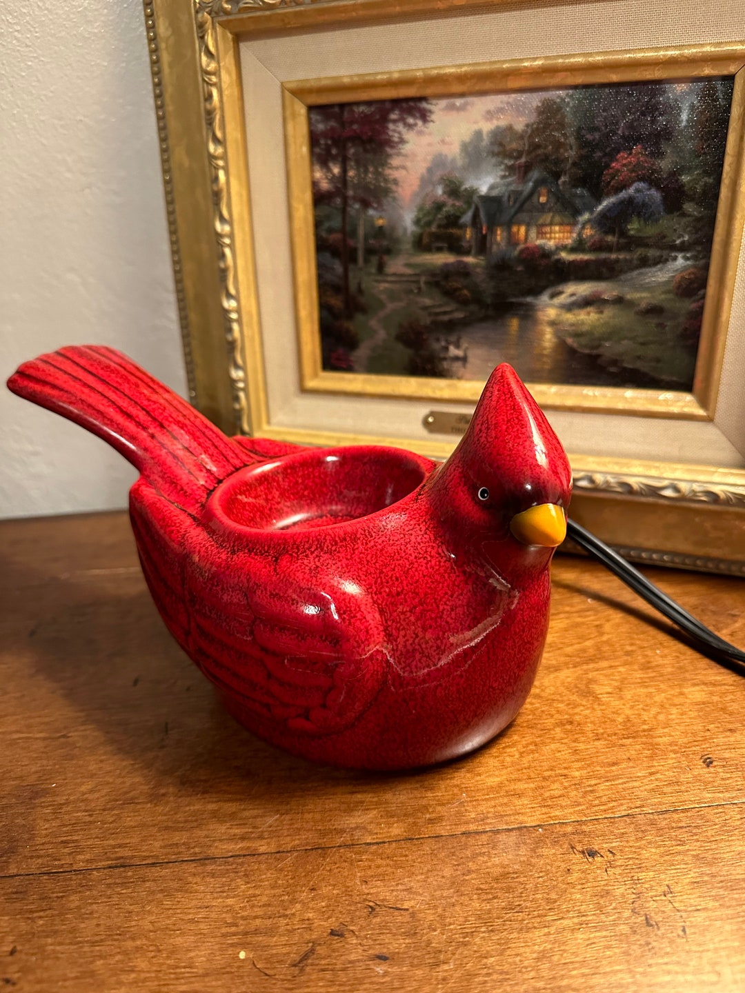 Scentsy Red Cardinal Bird Wax Warmer Plug in Retired Etsy
