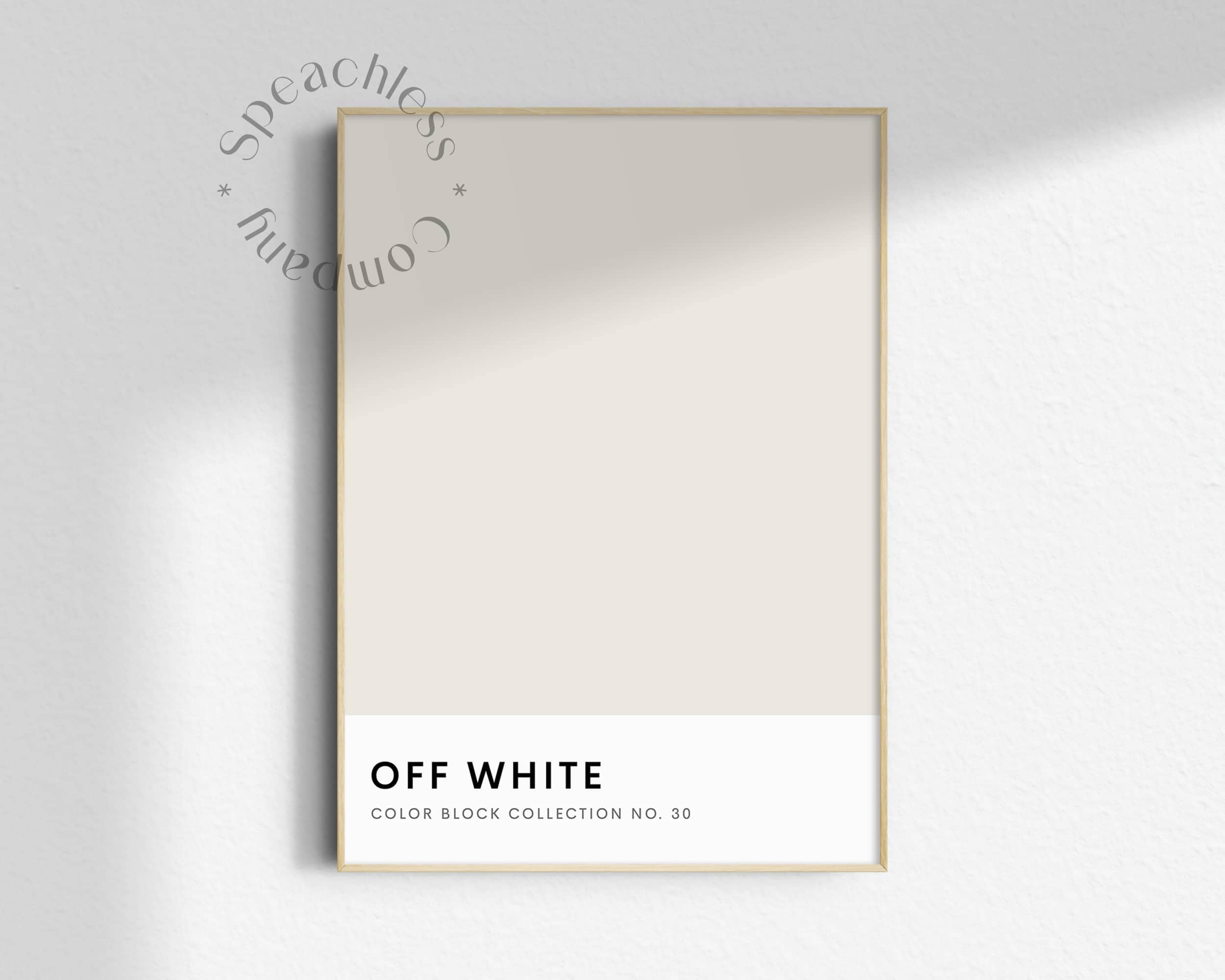 Off White Wall Print, off White Wall Art, White Printable Wall Art