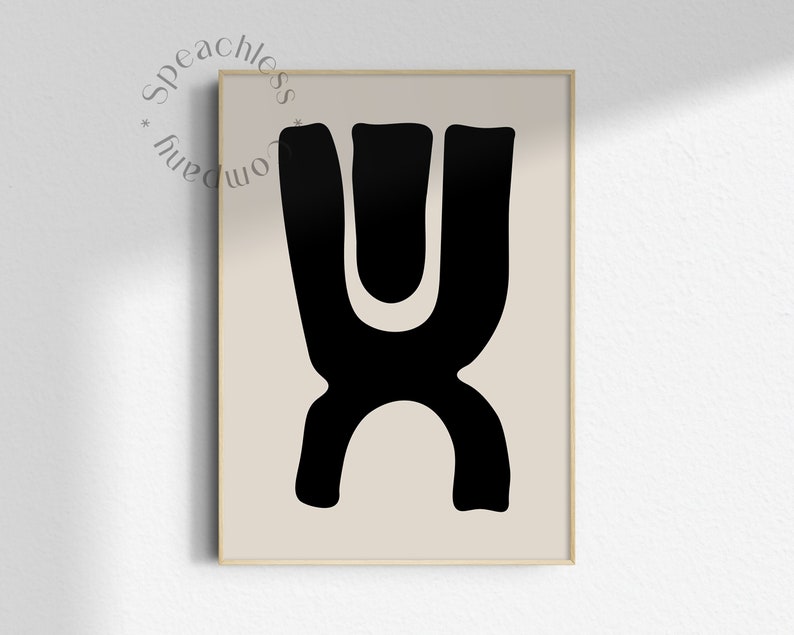 Ethnic Wall Art African Wall Art Black and White Beige and Etsy