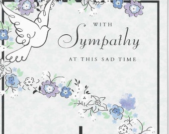 With Sympathy At This Sad Time | Sympathy Card