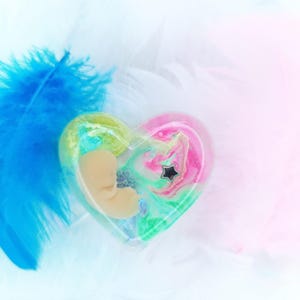 3D Resin Heart | 8-11 Week fetus | Baby loss keepsake