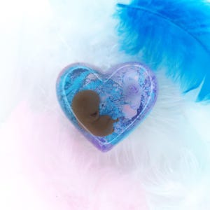 3D Resin Heart | 8-11 Week fetus | Baby loss keepsake