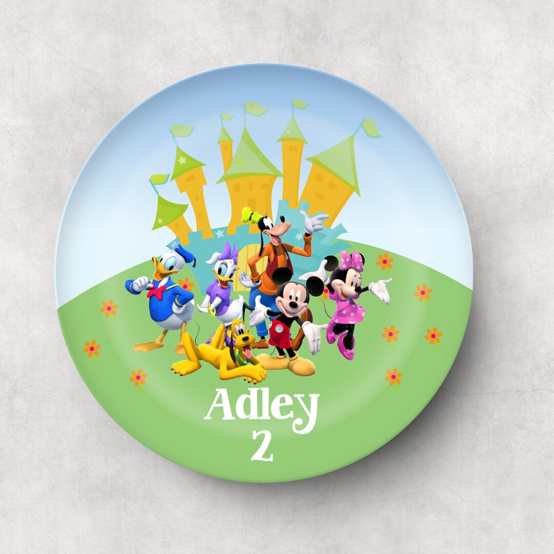 Disney Charcters Personalized Personalized Plates, Personalized Plates