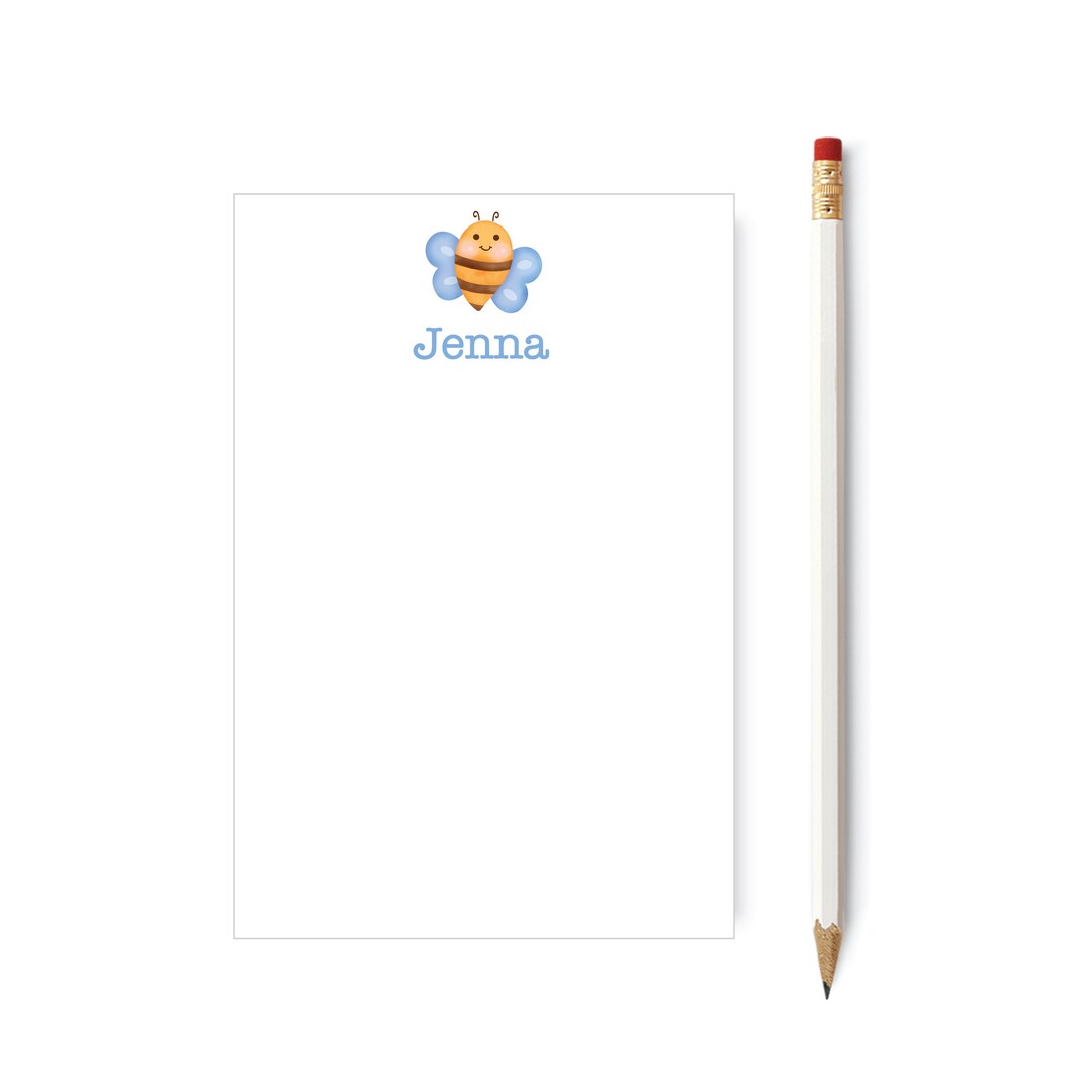 Watercolor Honey Bee Notepad Available in 5 Sizes Custom - Etsy