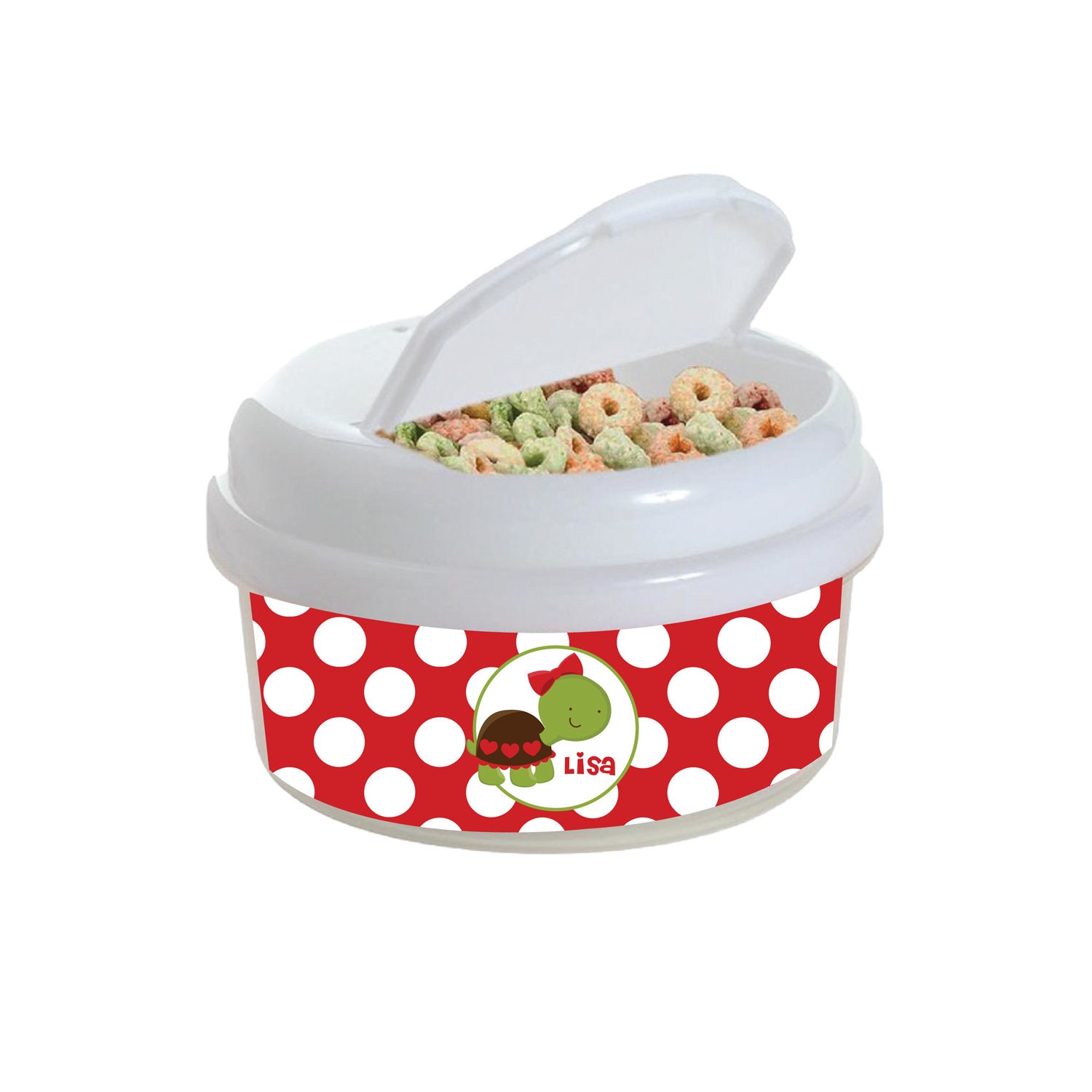 Personalized Snack Container Large Customized Storage Pantry
