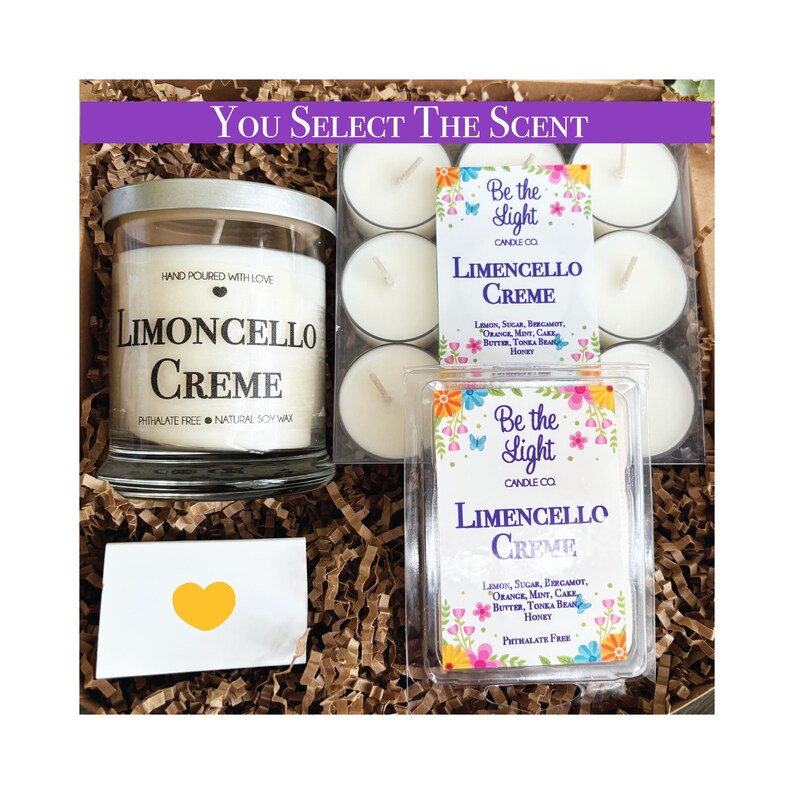 Candle Lover Gift Basket for Women and Men Candle Gift Box, Candle Gift