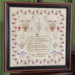 PDF Helen Buchan 1837 Reproduktion Kreuzstichvorlage Smoky Mountain Stitches