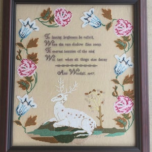 PDF ** Ann Woodall 1847 Reproduktion Sampler Chart From Smoky Mountain Stitches