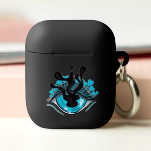 Horror AirPod case Goth Eye Air Pods Pro Case Weird Whimsigoth Gift for Mall Goth Girl image 1
