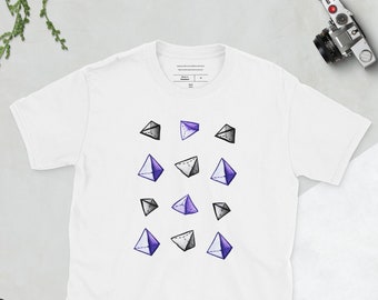 Geometrie Math Teacher Shirt - Stereometrie Cadeau voor wetenschapsleraar, - Piramides Tee voor Wiskunde Geek