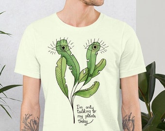 Introvert Gardener T-Shirt, Sarcastic Plant Lover Gift