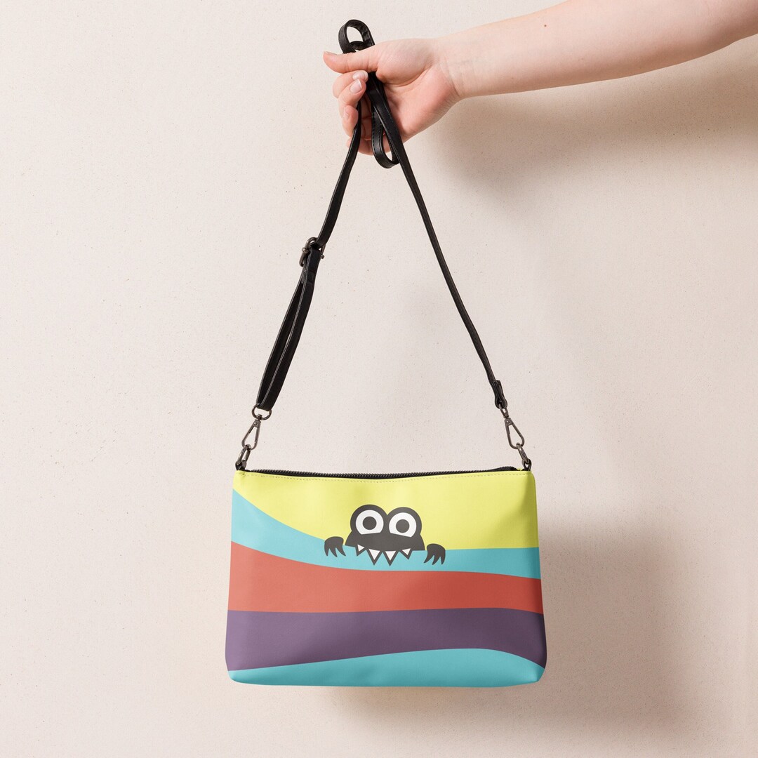 Kawaii Crossbody Bag Cute Shoulder Purse Funny Vegan Leather Etsy
