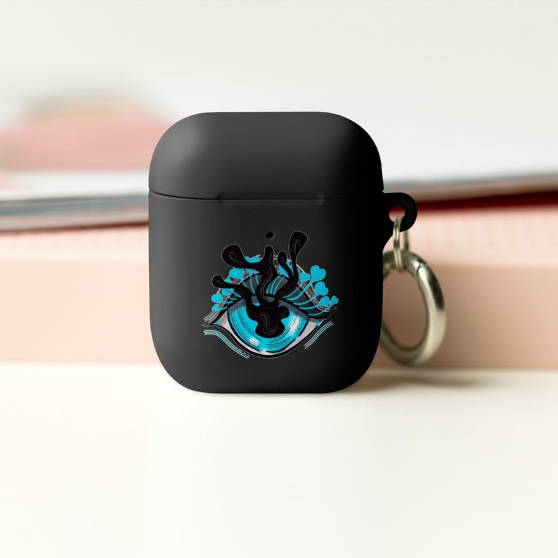 Horror AirPod case Goth Eye Air Pods Pro Case Weird Whimsigoth Gift for Mall Goth Girl image 1