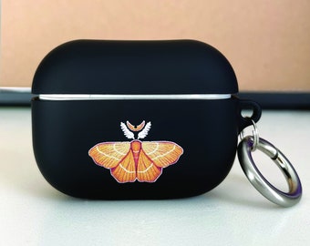 Butterfly Airpod Case, Moth AirPods Pro case, Goblincore Air pods case, Goth Air Pod cover