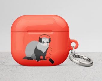 Fret Gift - Cute Airpods 3 Case - Ferret AirPods Pro Case - Fret Mom Air Pod Cover voor AirPods Gen1, Gen2 en Gen3