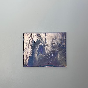 8x10 Acrylic Pour Painting