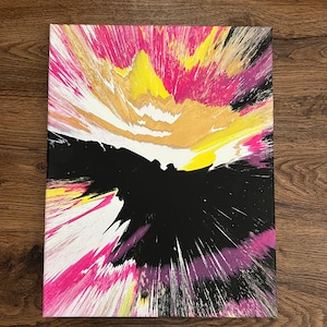 11x14 Acrylic Spin Art image 2