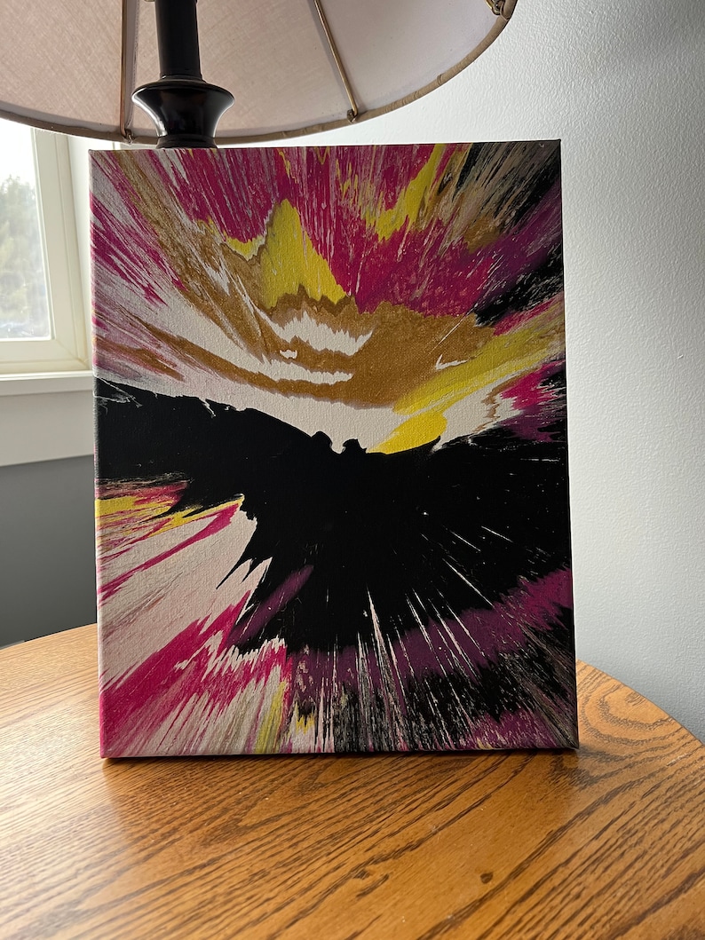 11x14 Acrylic Spin Art image 1