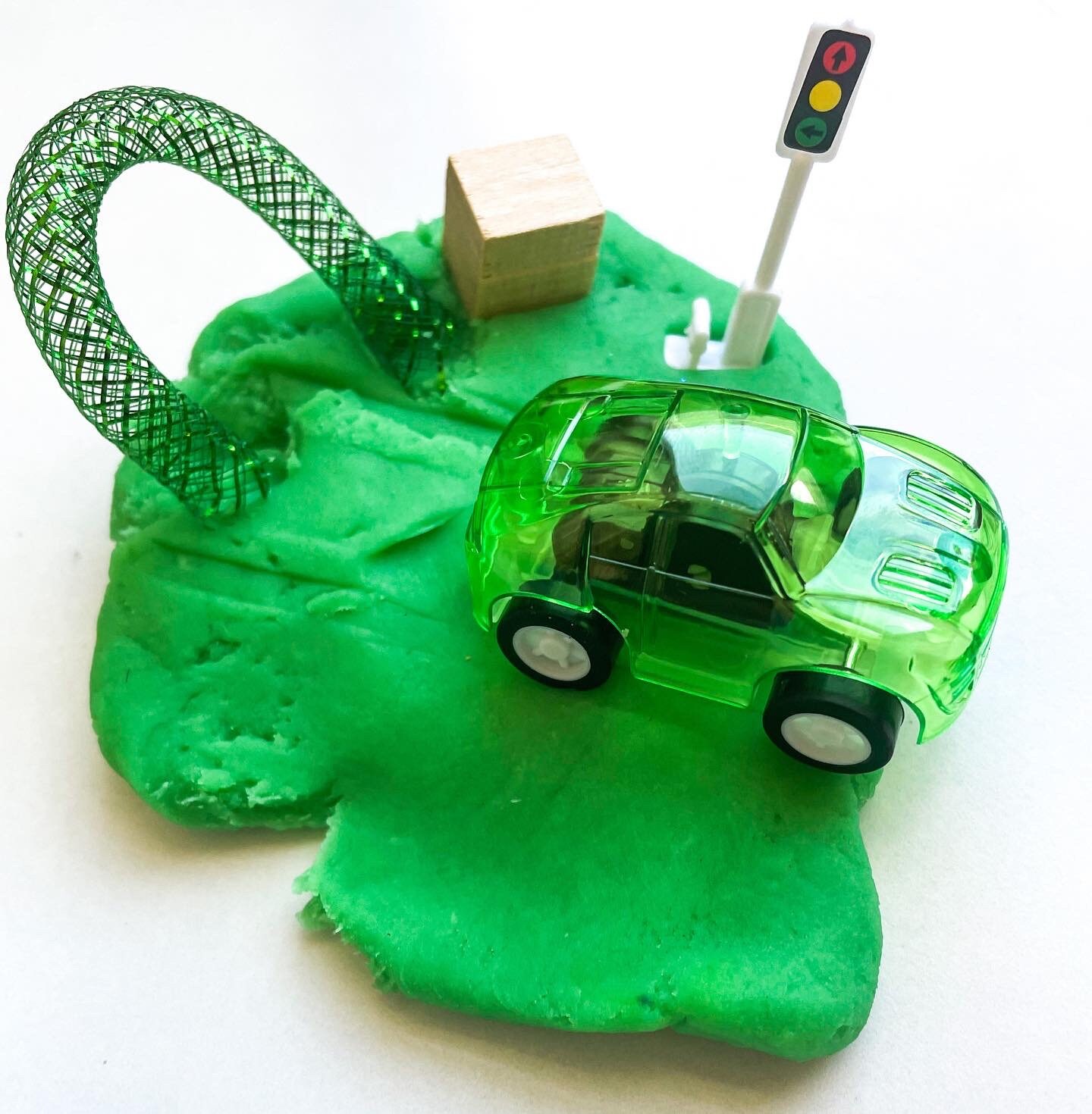 Car Play Dough Push Pop Car Play Dough Dough to Go Party Etsy