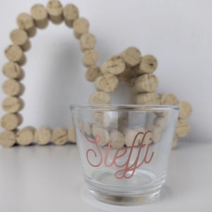 Teelichtglas mit Name | Platzkarten | Hochzeit | Taufe | Personalisiert