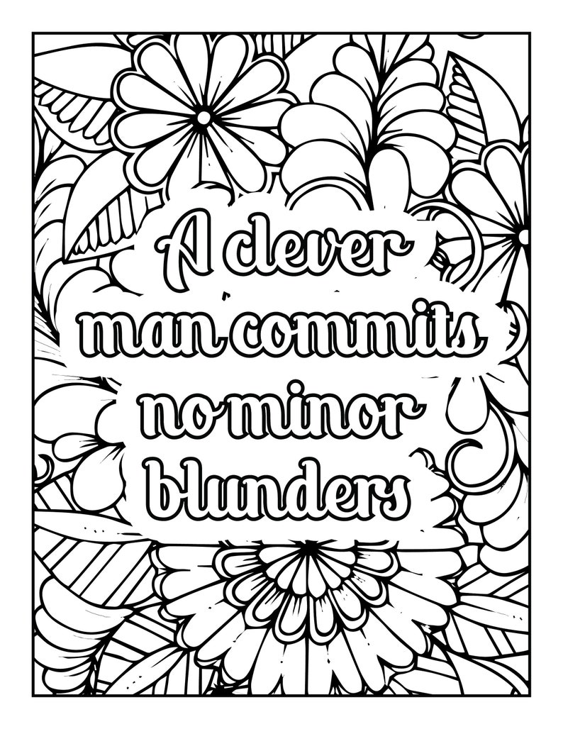250 Adult Motivational Quote Coloring Pages, Coloring Pages for Adults ...