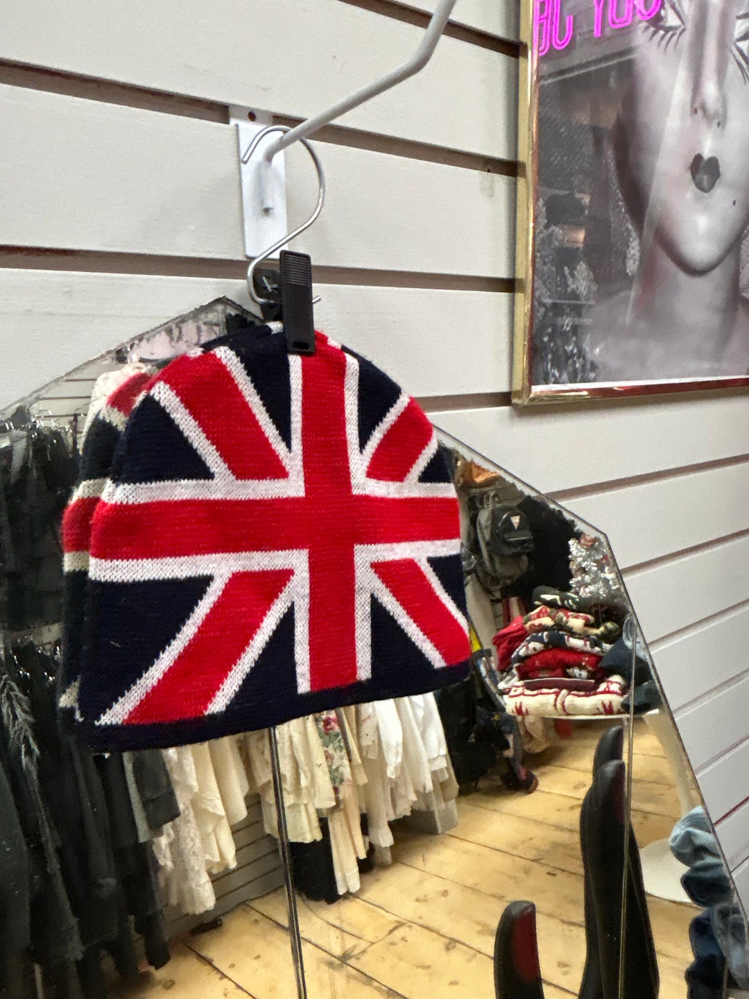 British Flag Knit Hat Etsy