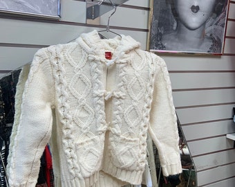 cable knit children’s cardigan