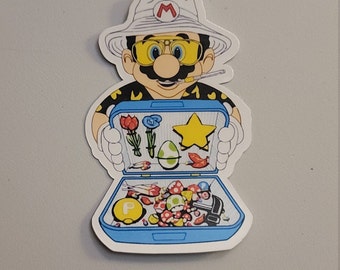 Mario Sticker. Fear and Loathing Super Mario