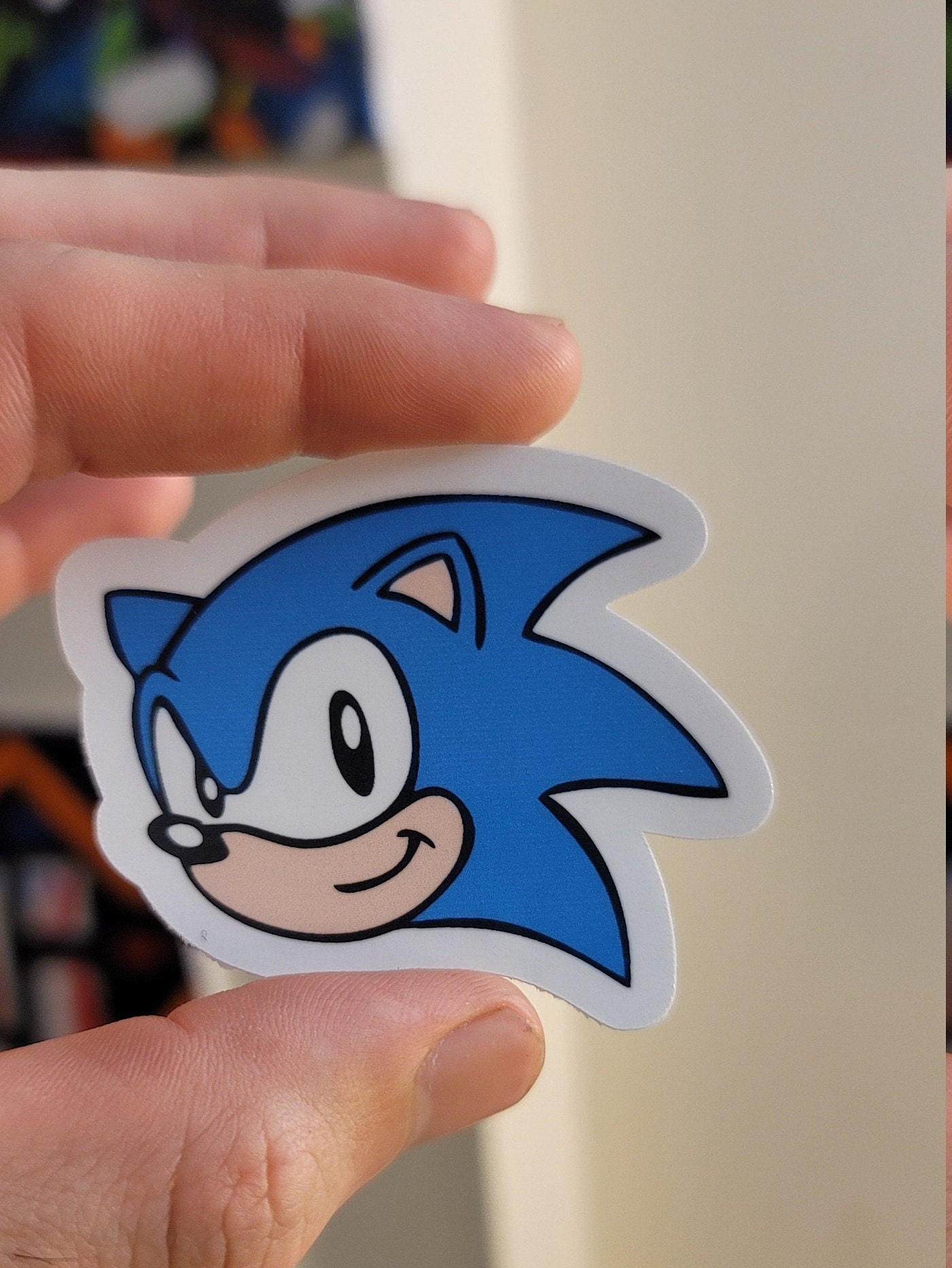 Sonic The Hedgehog Classic #1 3- 6 Vinyl Decal Stickers