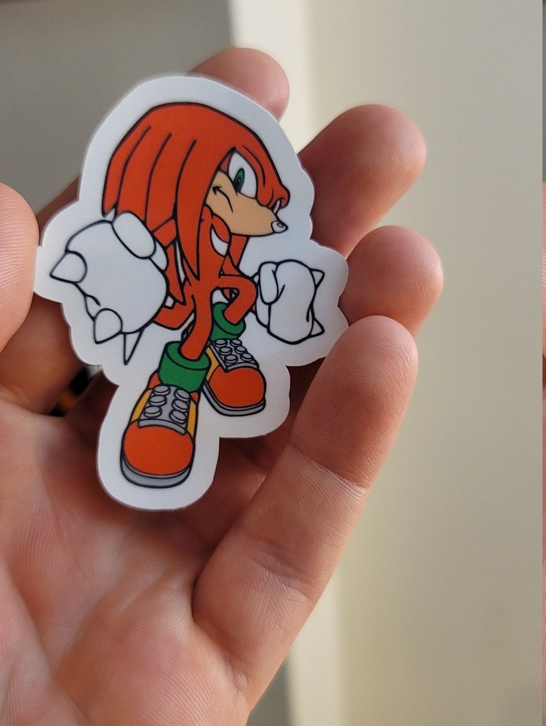Sonic the Hedgehog Stickers. 6 Pack of Vinyl Decals - Etsy