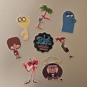 Foster's Home for Imaginary Friends stickers. 8 pack vinyl decals