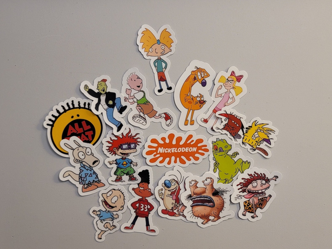 Buy 90s Nickelodeon Pack of 16 Decals Online in India