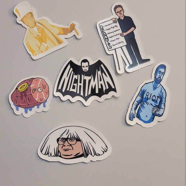 Its Always Sunny in Philadelphia stickers. 6 pack of sticker decals