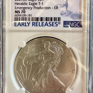 2021 American Silver Eagle NGC MS70