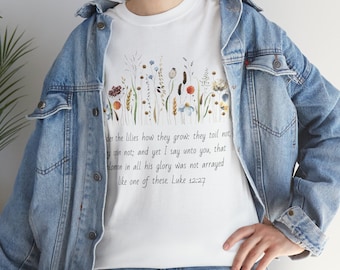 Consider the Lilies Unisex Heavy Cotton Tee